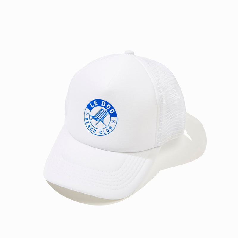Le Dog Beach Club Cap White