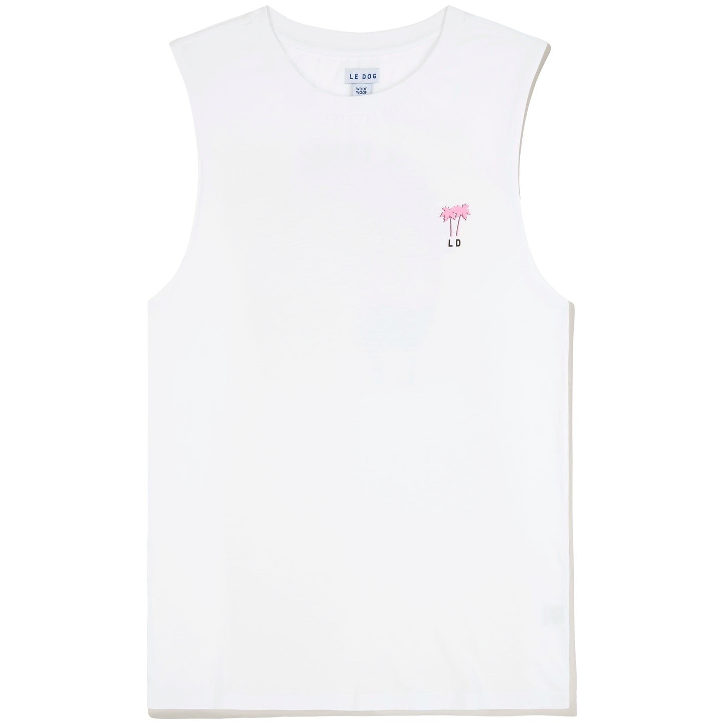 LE PARADISE PALM MUSCLE TEE